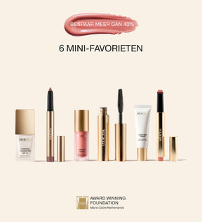Mini Starter Kit met 6 mini-favorieten waaronder de award-winning Changing Foundation