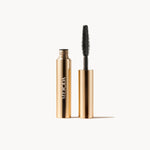 Gilded Lashes Mascara Sample 2 ml met open gouden huls en borsteltje voor lengte en volume