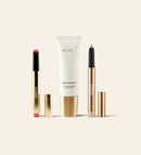 Sunkissed Trio met Daily Face SPF 40, Hydrating Lip Tint en Eye Perfecting Shimmer Stick met gouden details
